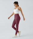 Halara UltraSculpt™ High Waisted Tummy Control Pocket Shaping Training Leggings - Evening Red