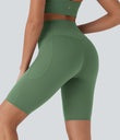 Halara UltraSculpt™ High Waisted Tummy Control Pocket Shaping Training Biker Shorts 9'' - Kashmir