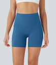 Halara UltraSculpt™ High Waisted Butt Lifting Tummy Control Pocket Shaping Training Biker Shorts 5'' - Vallarta Blue