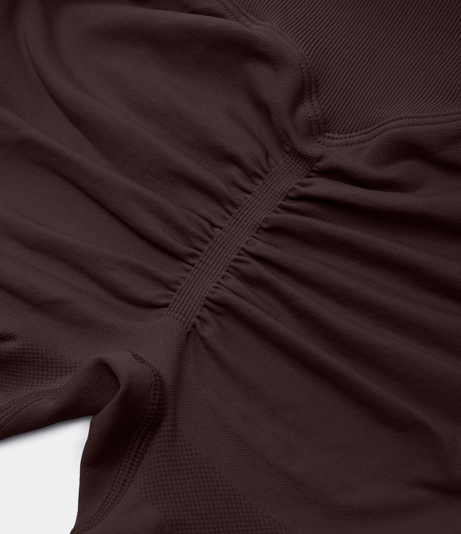 OneForm Seamless Flow High Waisted Booty Scrunch Leggings - Fudge