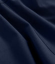 High Waisted Elastic Waistband Drawstring Pleated Yoga Shorts 3" with Pockets - Night Blue