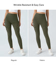 DayStretch High Waisted Cargo Pocket Skinny Yoga Leggings - Forest Night