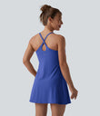 Softlyzero™ Plush Backless Active Dress-Easy Peezy Edition DD-F - Lotus Blue