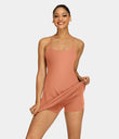 SoftlyZero™ Plush Backless Active Dress - Sun Baked