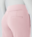 Halara Flex™ DayStretch Mid Rise Side Zipper Pocket Work Flare Pants - Primrose Pink