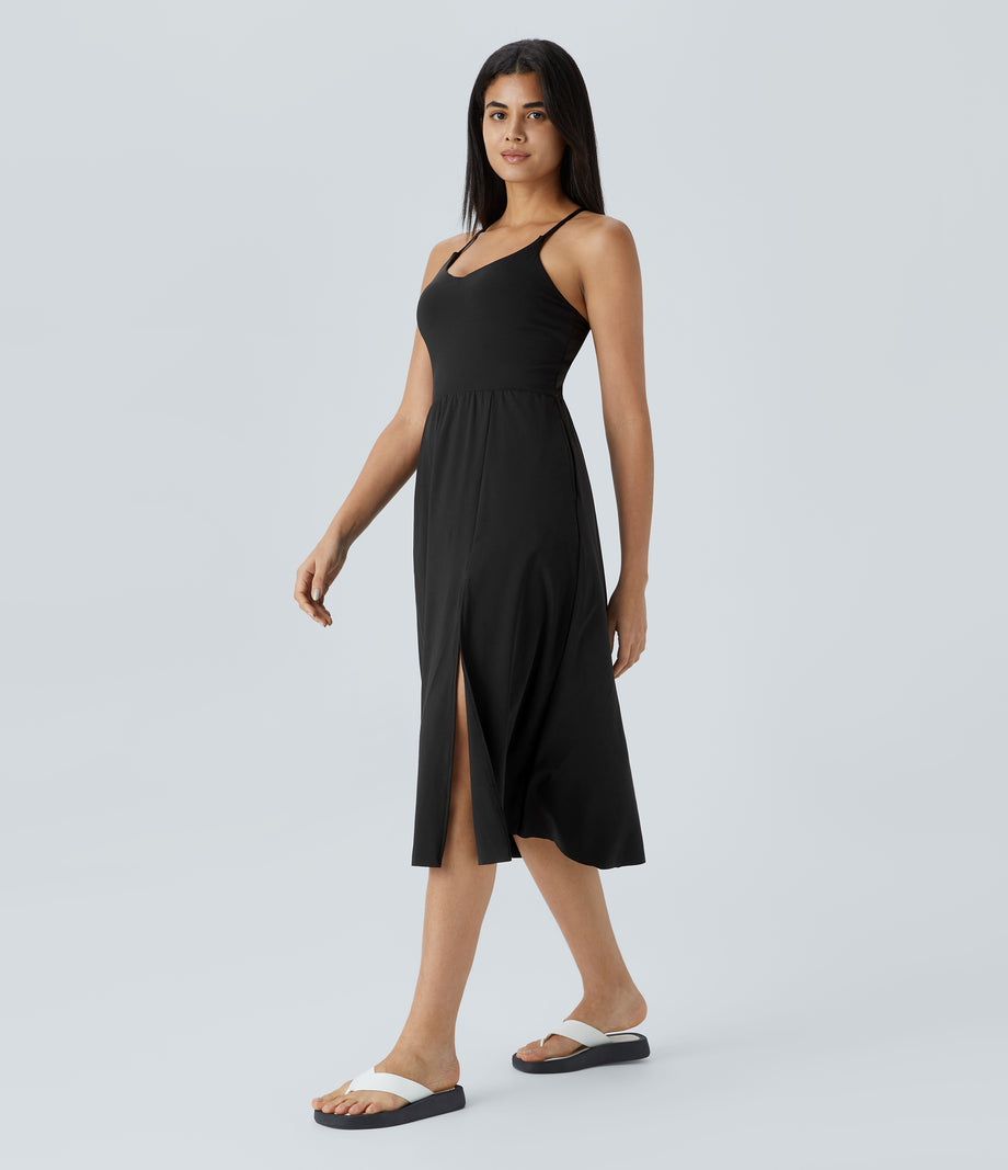 Everyday Midi Chill Dress-La Land - Black