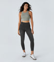 Halara Flex™ High Waisted Pockets Denim Casual Leggings - Carbon Paint Denim