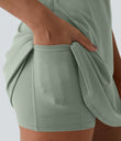SoftlyZero™ Plush Backless Active Dress-Easy Peezy Edition - Sea Foam