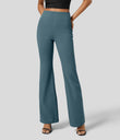 Halara Flex™ High Waisted Back Side Pocket Slight Flare Work Pants - Nighttime Blue