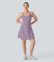 SoftlyZero™ Plush Backless Active Dress-Longer Length-Easy Peezy Edition - Tulip Purple