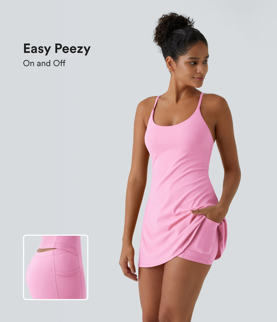 SoftlyZero™ Plush Backless Active Dress-Easy Peezy Edition - Nosegay