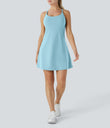 SoftlyZero™ Plush 2-in-1 Pocket Mini Active Dress DD-F Cups - Spun Sugar