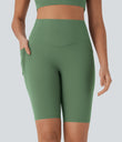 Halara UltraSculpt™ High Waisted Tummy Control Pocket Shaping Training Biker Shorts 9'' - Kashmir