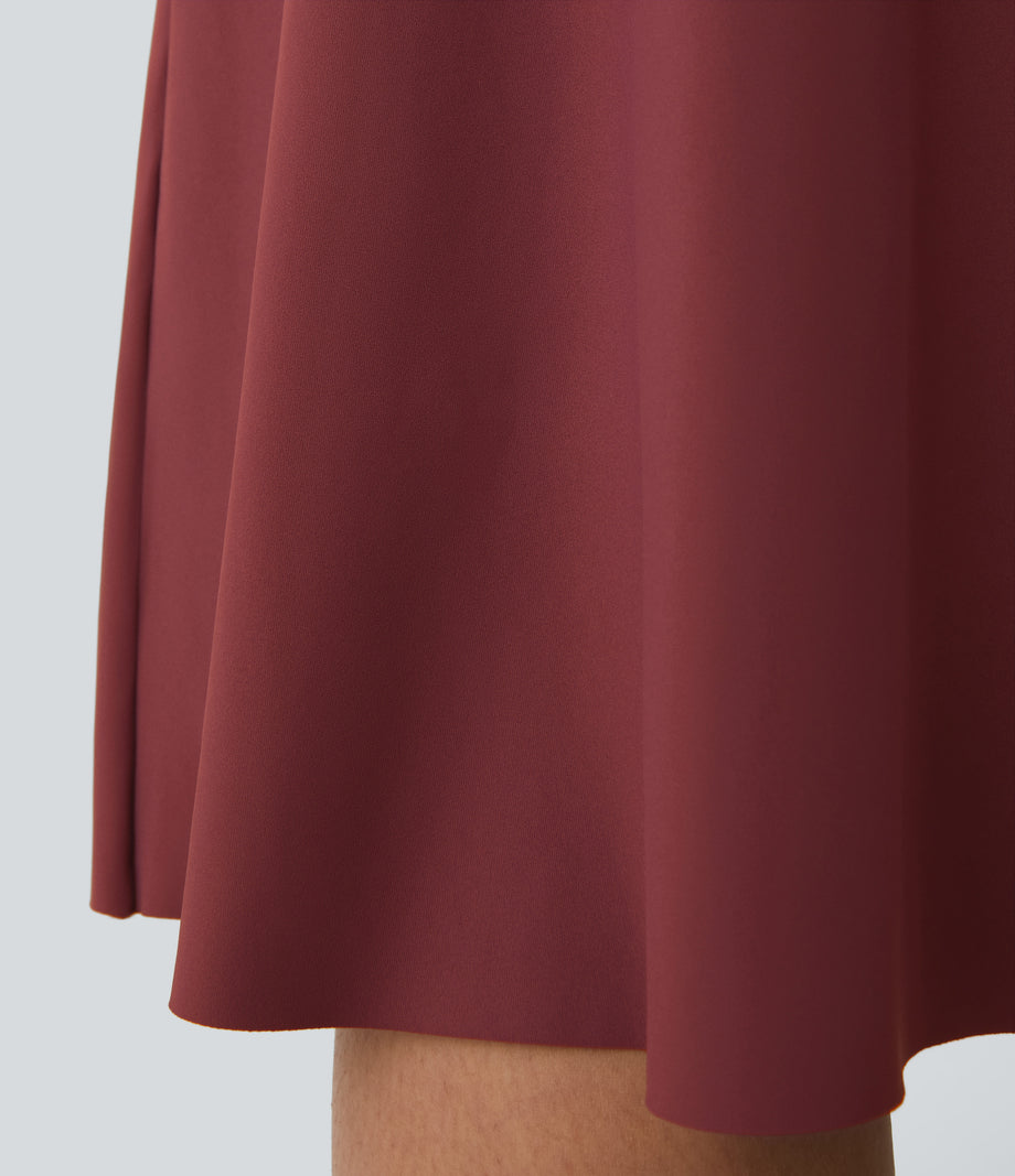 Everyday Midi Chill Dress-La Land - Madder Brown