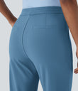 Halara Flex™ DayStretch High Waisted Pocket Ankle Length Tapered Work Pants - Light Azure