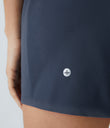 SoftlyZero™ Airy Super High Waisted 2-in-1  Cool Touch Yoga Shorts 5'' with Pockets-Longer Length - Mood Indigo