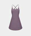 SoftlyZero™ Plush Backless Active Dress-Easy Peezy Edition - Tulip Purple
