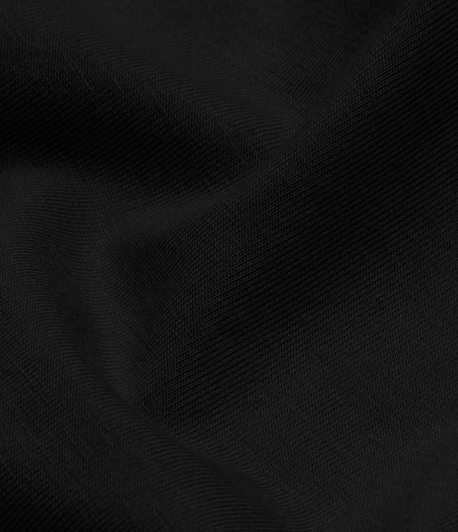 Frill High Waisted Elastic Waistband Drawstring Flowy Stacked Casual Shorts 3" - Black