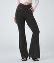 Halara Flex™ High Waisted Crossover Pocket Cool Touch Washed Casual Jeans - Tar Denim