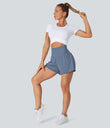 SoftlyZero™ Airy Super High Waisted 2-in-1 Cool Touch Yoga Shorts with Pockets - Infinity