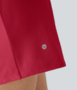 SoftlyZero™ Airy Super High Waisted 2-in-1  Cool Touch Yoga Shorts 5'' with Pockets-Longer Length - Winterberry