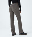 Halara Flex™ Mid Rise Pockets Casual Bootcut Jeans - Hemp Black Denim