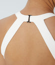 Backless Twisted Active Dress - White