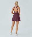 Backless Twisted Active Dress - Fig