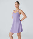 SoftlyZero™ Plush Backless Active Dress-Longer Length-Easy Peezy Edition - Lavender