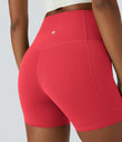 Halara UltraSculpt™ High Waisted Tummy Control Side Pocket Shaping Training Biker Shorts 5'' - Bittersweet