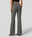 Halara Flex™ High Waisted Back Side Pocket Slight Flare Work Pants - Chimera