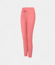 SoftlyZero™ Plush High Waisted Drawstring Pocket Plain Full Length Joggers - Shell Pink