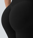 OneForm Seamless Flow High Waisted Booty Scrunch Leggings - Black