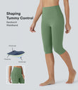 Halara UltraSculpt™ High Waisted Tummy Control Pedal Pusher Yoga Leggings with Pockets - Kashmir