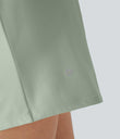 SoftlyZero™ Airy Super High Waisted 2-in-1  Cool Touch Yoga Shorts 5'' with Pockets-Longer Length - Light Bean Green
