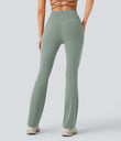Halara UltraSculpt™ High Waisted Tummy Control Pocket Shaping Yoga Bootcut Leggings - Iceberg Green