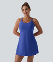 Softlyzero™ Plush Backless Active Dress-Easy Peezy Edition DD-F - Lotus Blue