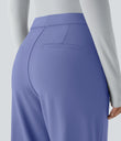 Halara Flex™ DayStretch High Waisted Pocket Work Flare Pants - Jacaranda