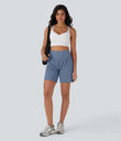 SoftlyZero™ Airy Super High Waisted 2-in-1 Cool Touch Yoga Shorts 7" with Pockets - Infinity