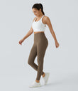 Halara UltraSculpt™ High Waisted Tummy Control Pocket Shaping Training Leggings - Thick Earthy Brown