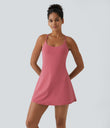 SoftlyZero™ Plush Backless Active Dress-Easy Peezy Edition - Begonia Rouge