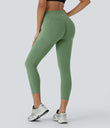 Halara UltraSculpt™ High Waisted Scrunch Butt Lifting Tummy Control Pocket Shaping Capri Training Leggings - Kashmir