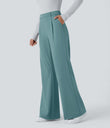 Halara Flex™ DayStretch High Waisted Pocket Work Flare Pants - Arctic