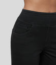 Halara Flex™ High Waisted Pockets Wide Leg Loose Work Jeans - Black Denim