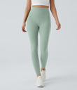 Halara UltraSculpt™ High Waisted Tummy Control Pocket Shaping Training Leggings - Iceberg Green