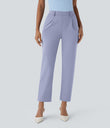 Halara Flex™ DayStretch High Waisted Pocket Ankle Length Tapered Work Pants - Icelandic Blue