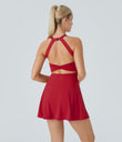 Backless Twisted Active Dress - Salsa