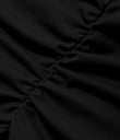 SoftlyZero™ Plush High Waisted Crossover Ruched Yoga Shorts 5'' - Black