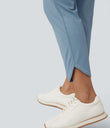 Mid Rise Drawstring Curved Hem Quick Dry Golf Tapered Pants with Pockets-UPF40+ - Mountain Spring
