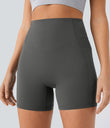 Halara UltraSculpt™ High Waisted Scrunch Butt Lifting Tummy Control Pocket Shaping Workout Biker Shorts 5'' - Volcanic Ash